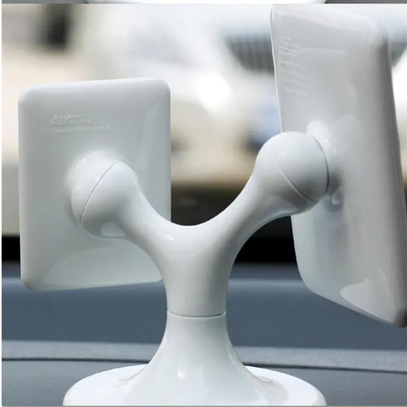 Креативная мини белая акриловая вращающаяся на 360 градусов магнитная фоторамка