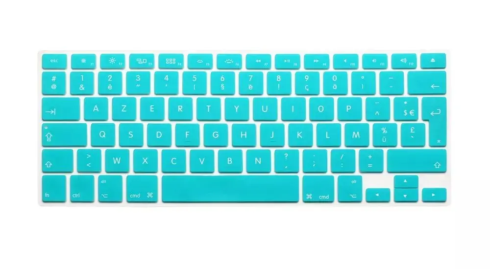 Французская силиконовая Европейская клавиатура чехол для Apple macbook Air Pro Retina 13 15 17