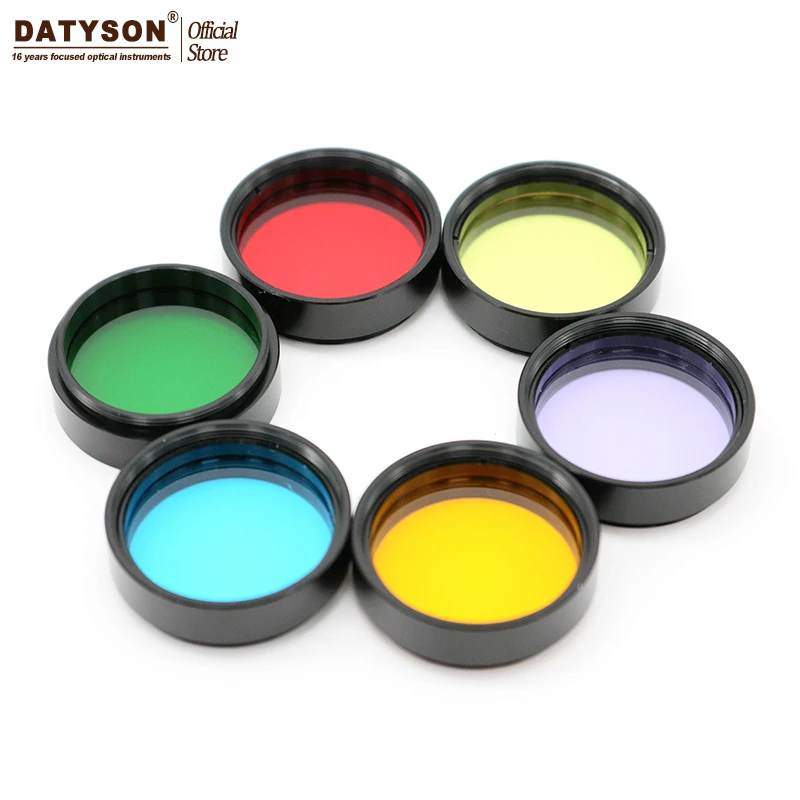 New Product  Datyson Telescope Eyepiece Filter 1.25'' M28x0.6 Double-threaded for Astronomical Telescope Monocul 