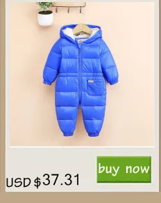 Winter Children Clothing Set Russia Baby Girl Snow Suit Sets Boy's Outdoor Sport Kids Down Coats Jackets+trousers-30degree