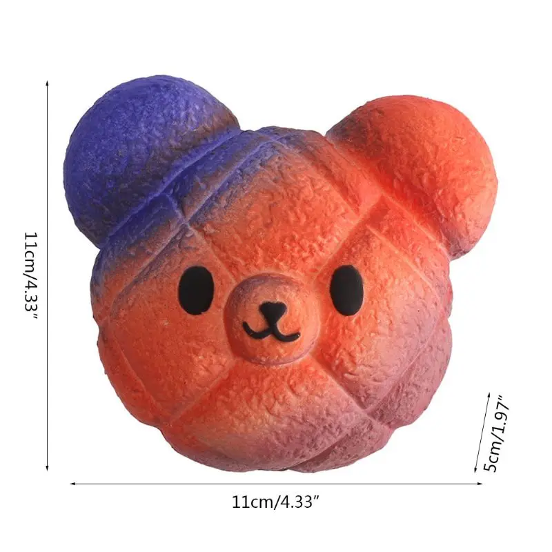 Новый волшебный медведь Сжимаемый гигантский игрушки меняющий Цвет Медленно