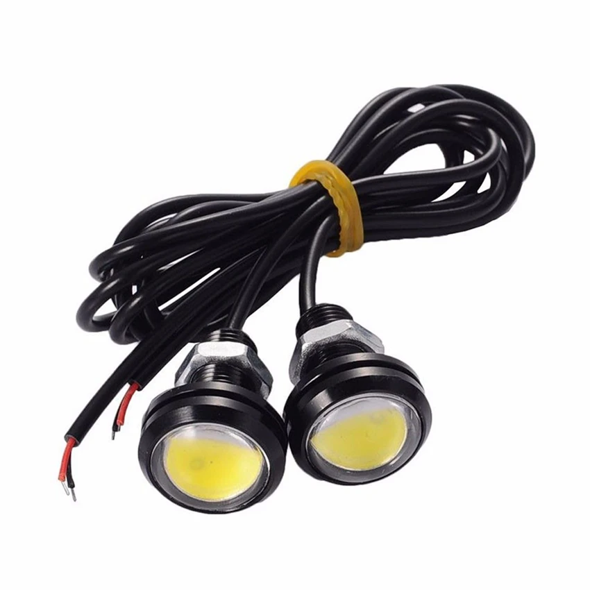 10 шт 12V 18MM 23MM светодиодный Орлиный глаз автомобильный противотуманный фонарь