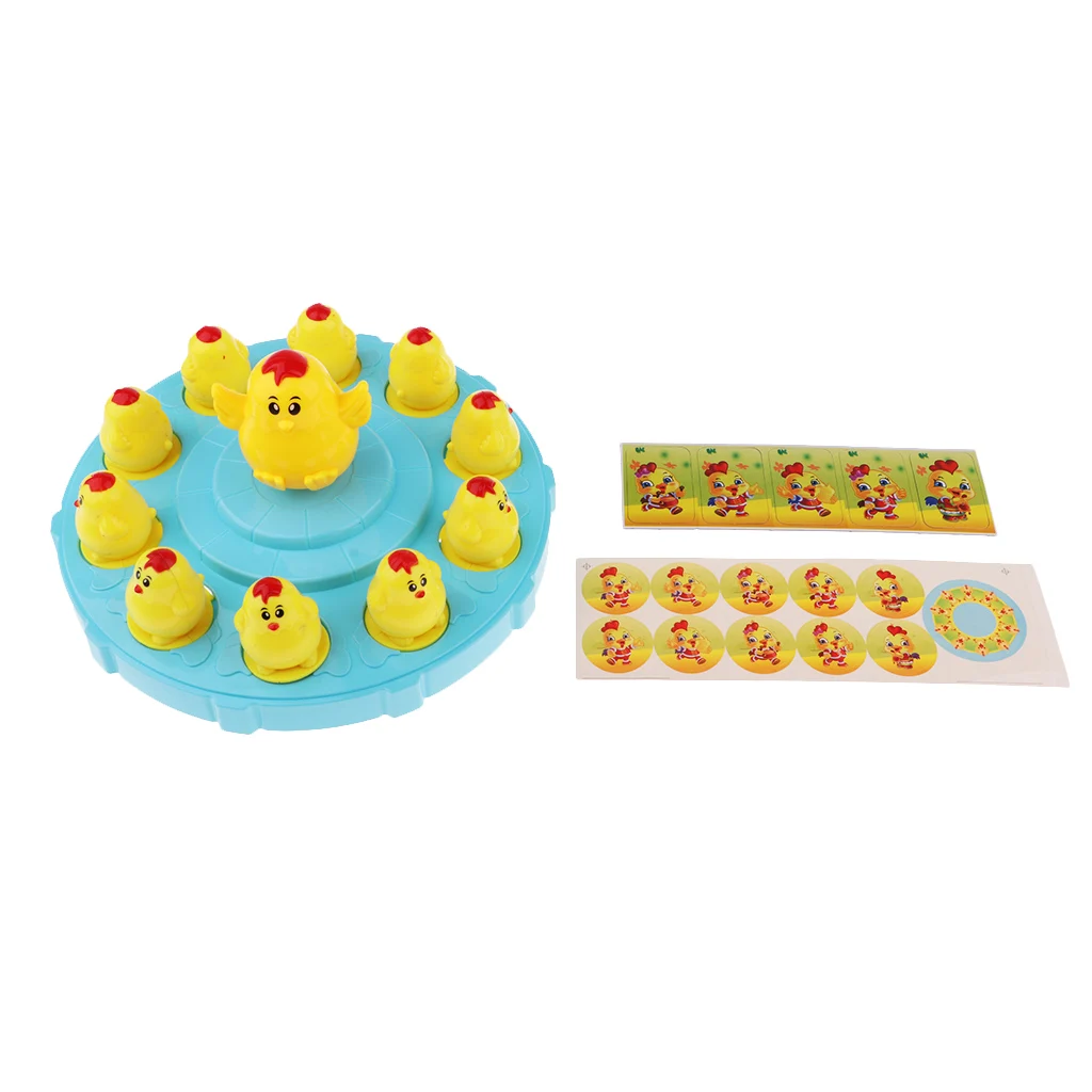 Chicken Pairing Board Game for Family/Party/Friends Funny Game Best Gift for Children Early Educational Toys