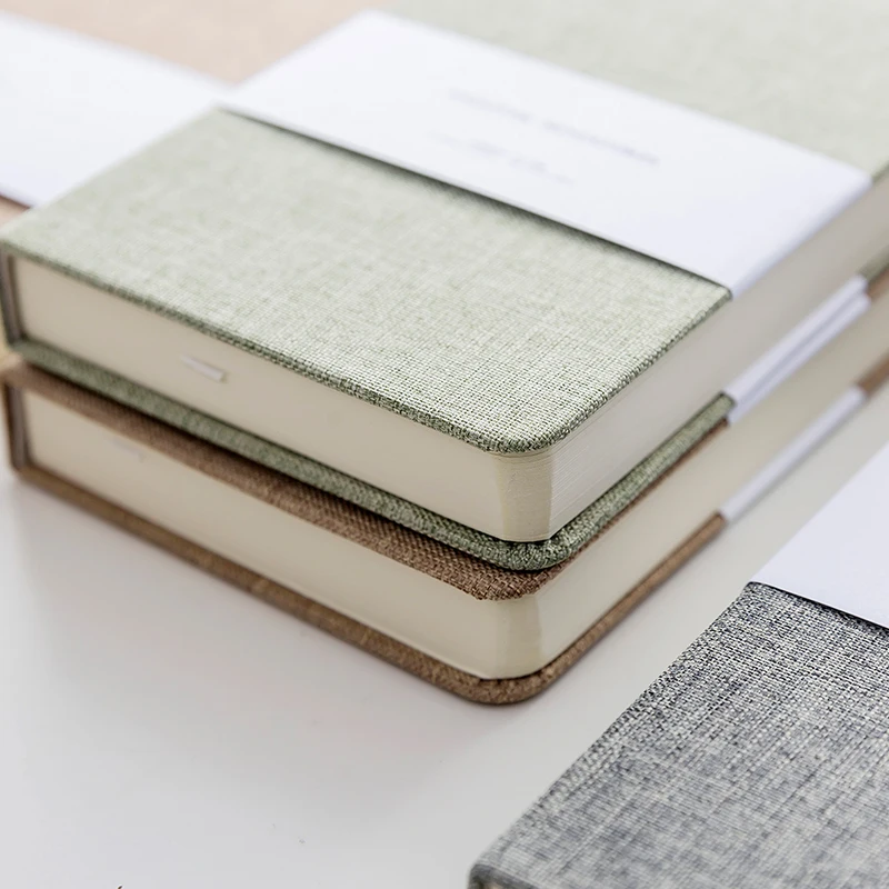 32K Simple Cloth Cover Fashion Notebook Blank Cute Notebook Traveler Notebook