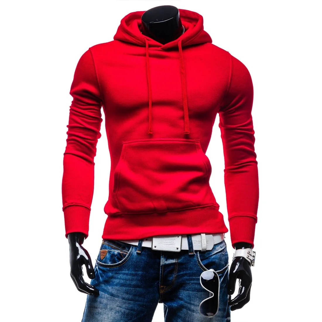 ZOGAA Hot 8 Color Men Hoodie Sweatshirt Solid Color Hoodie  Men Long Sleeves Pocket Hip Hop Autumn and Winter Men Sweatshirt