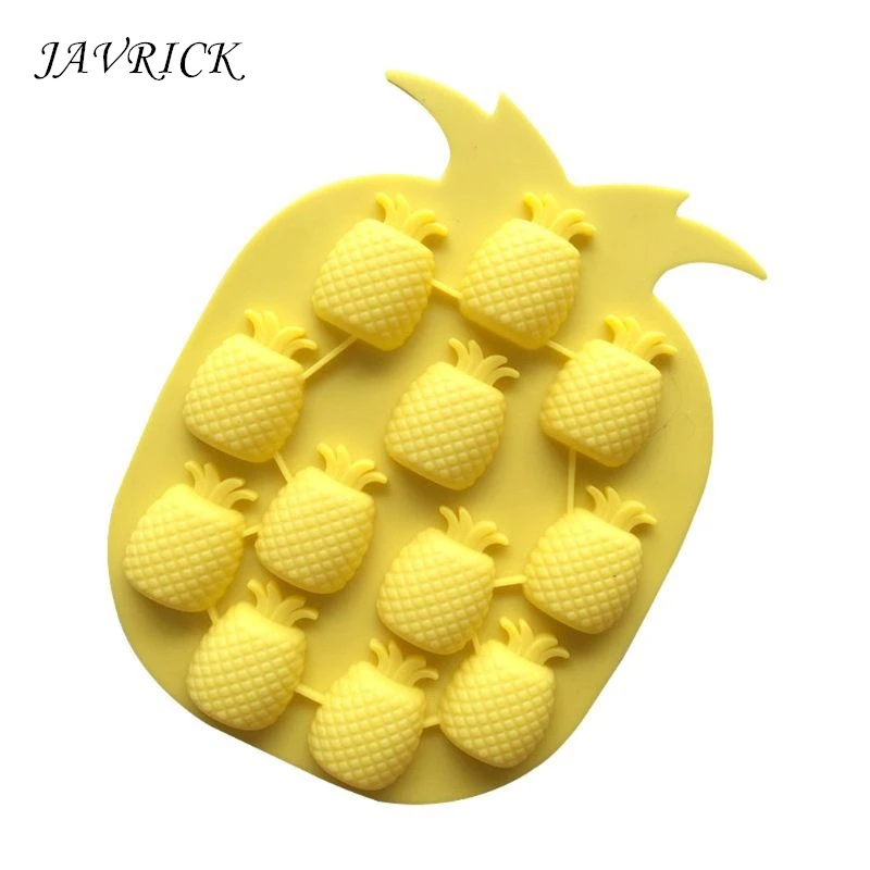 

Cute Pineapple Molds Flexible Ice Cube Tray Resin Pendant Silicone Molds Jewelry Tools