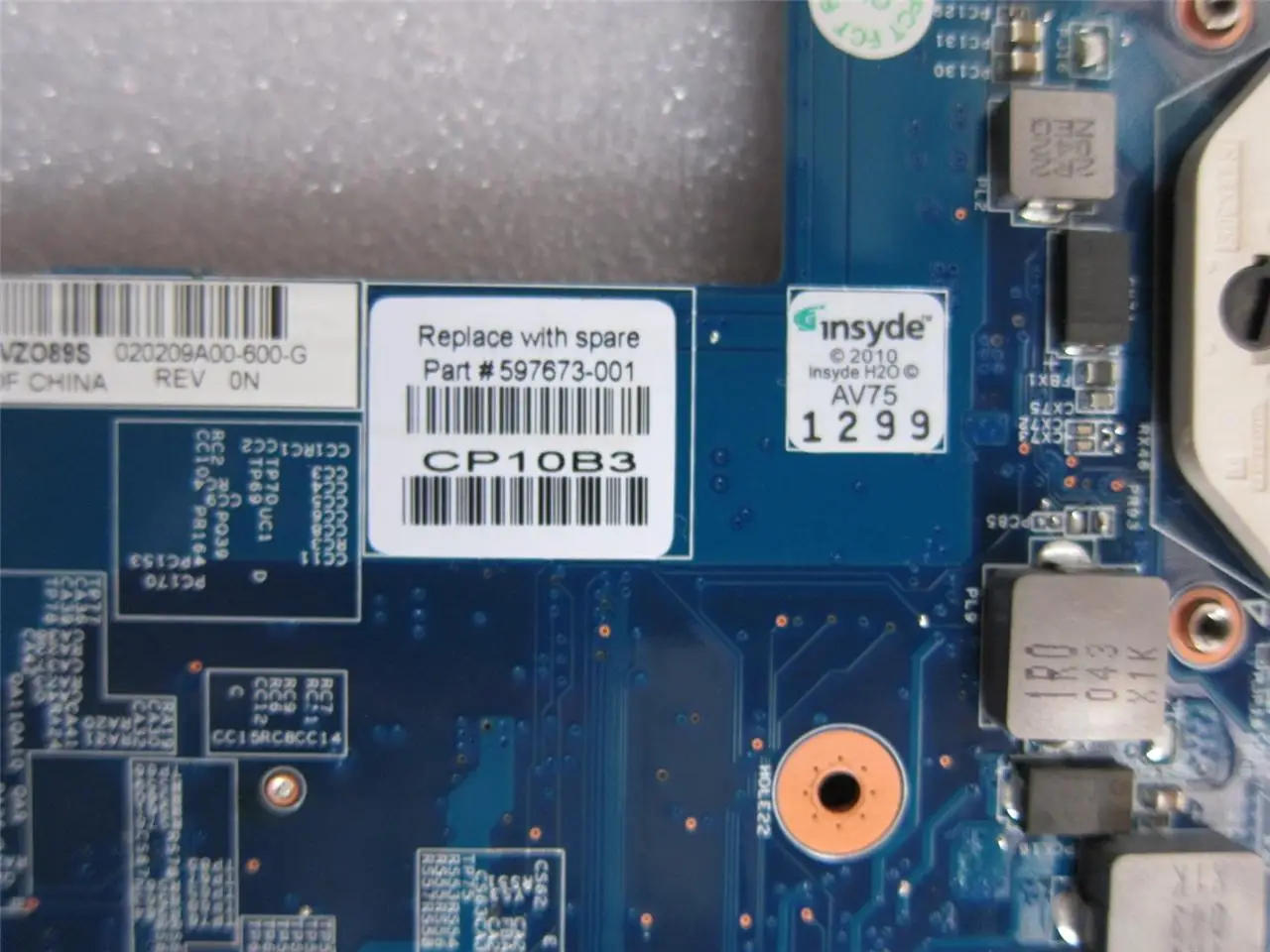 Best  Laptop Motherboard For HP CQ62 G62 597673-001 non-integrated graphics card 100% fully tested