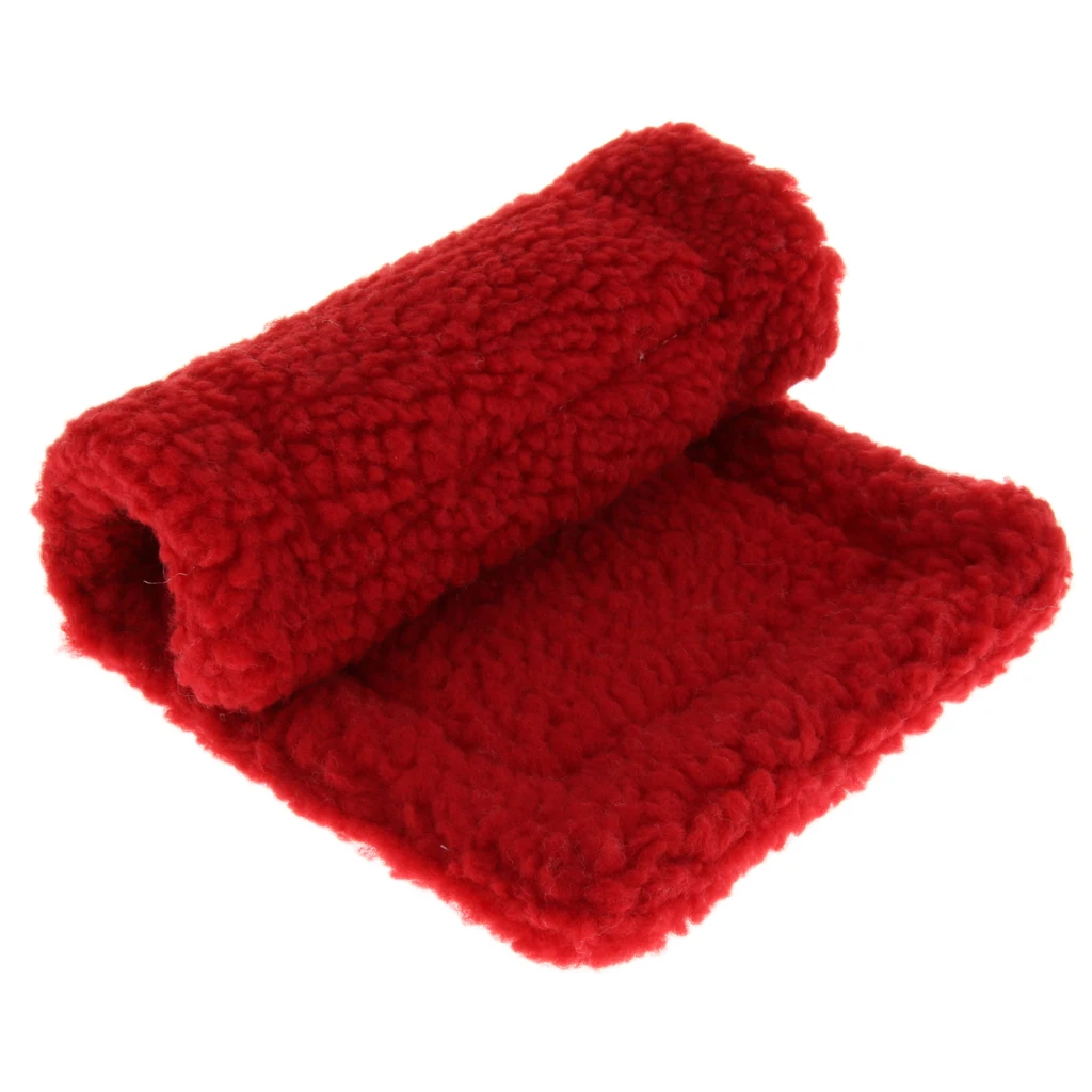 2 Pack Velvet Small Animals Warm Mat for Hamster, Guinea Pig, Ferret