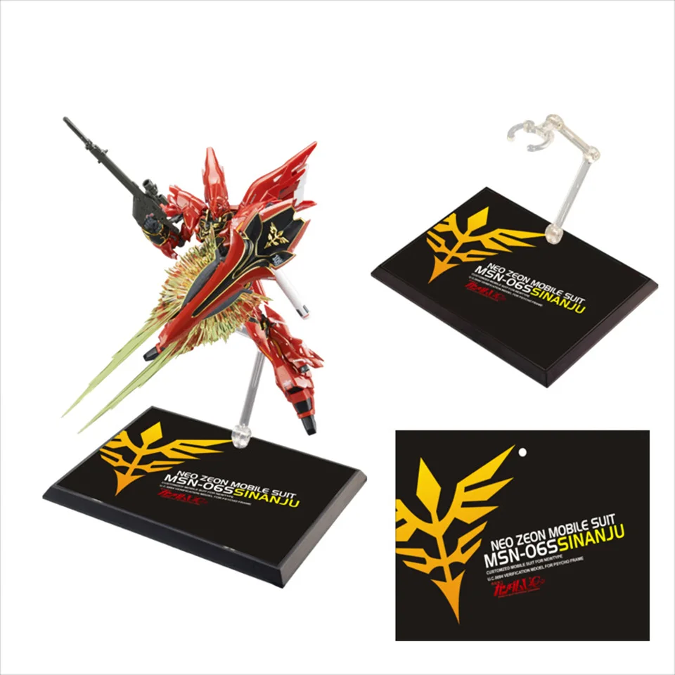 Tronzo Action Figure support модель Gundam кронштейн Стенд Робот DIY Gunpla Sinanju Banshee Astray EW дисплей база для RG HG 1/144 - Цвет: Sinanju Only Support