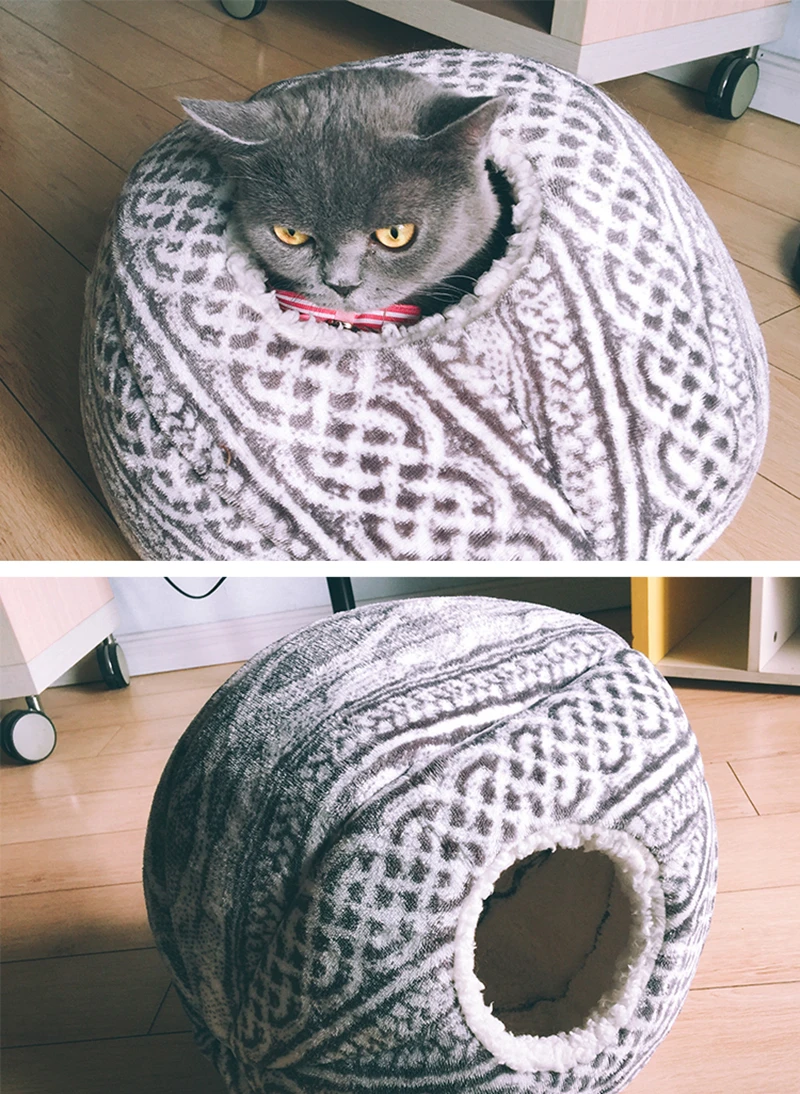 [MPK Cat Beds] Сферический домик для кошек с круглым отверстием, вашему коту понравится! Игровой домик для кошек, игрушка для кошек