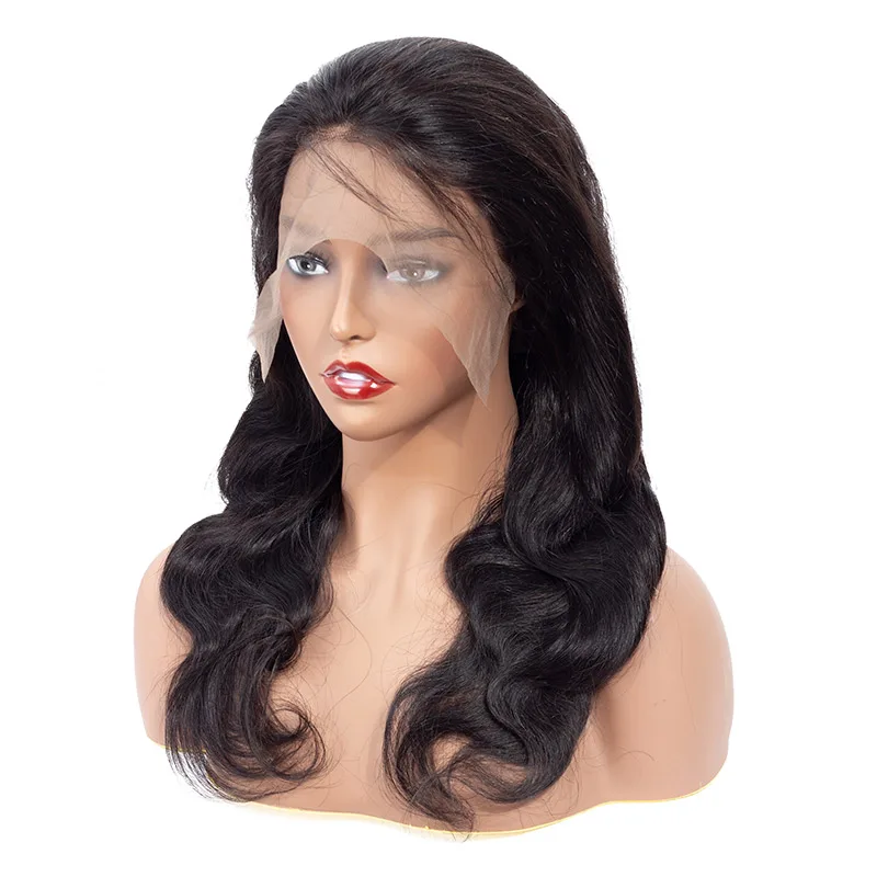 Bestsojoy объемная волна Синтетические волосы на кружеве человеческих волос парики для черный Для женщин перуанской человеческих волос