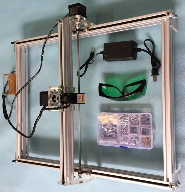 

New Arrival Large Area Laser Engraving Machine 2500mw DIY Laser Engraver IC Marking Printer Carving Size 40X50cm