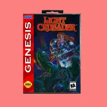 Светильник crusader 16 бит MD игровая карта с розничной коробкой для sega Genesis& Mega Drive