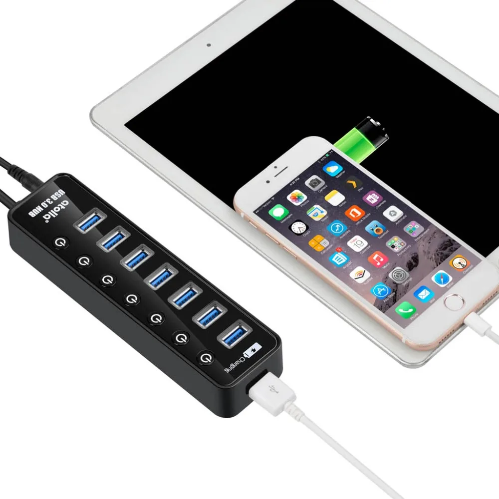 ch207 7-Port USB 3.O Hub - 5