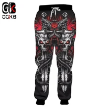 OGKB джоггеры брюки новые Harajuku мужские крутые брелоки с принтом черепа 3d спортивные штаны осень-зима стильные брюки дропшиппинг
