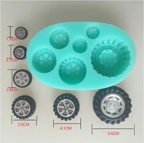 Все виды силиконовых шин круглые шины силиконовые Форма для помадки декорирование тортов Сахар ремесло шоколадная форма