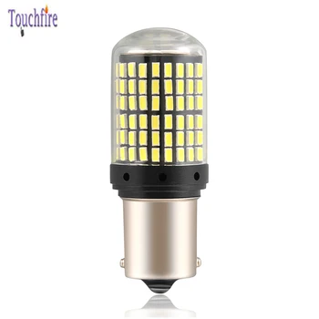 

1PCS LED 1156 P21W BA15S PY21W BAU15S CanBus No Error Car Bulb 2400Lm Turn Signal Reverse Day Light 3014SMD White Red Amber 12V