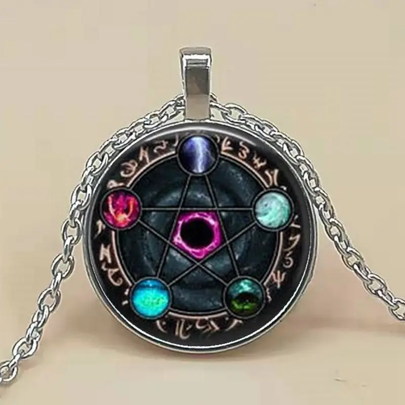 2014 Новое поступление Викканская подвеска ожерелье созвездия зодиака Wicca