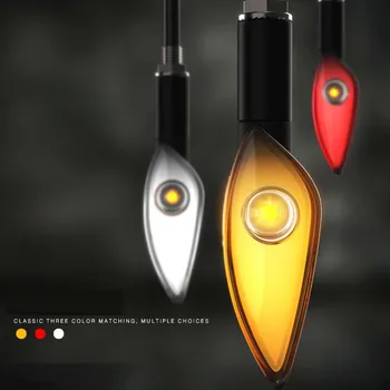 

2 Flasher Motorcycle LED Motorbike Turn Signals for motorcycle signal lamp Light Durable Light Universal Replacement Signal Lamp