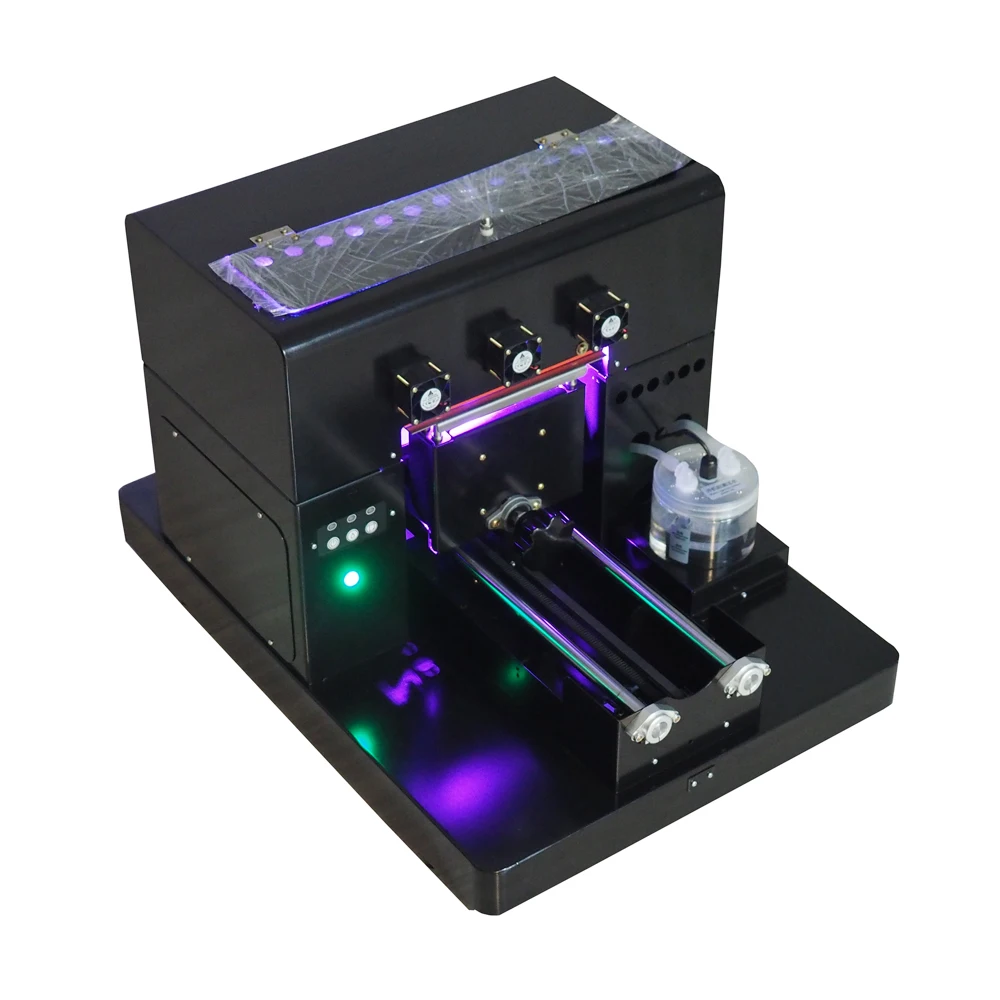 

A4 Small size UV printer phone case Printer for leather Phone case PVC plate/Acrylic plate/Wooden/Metal plate With CE