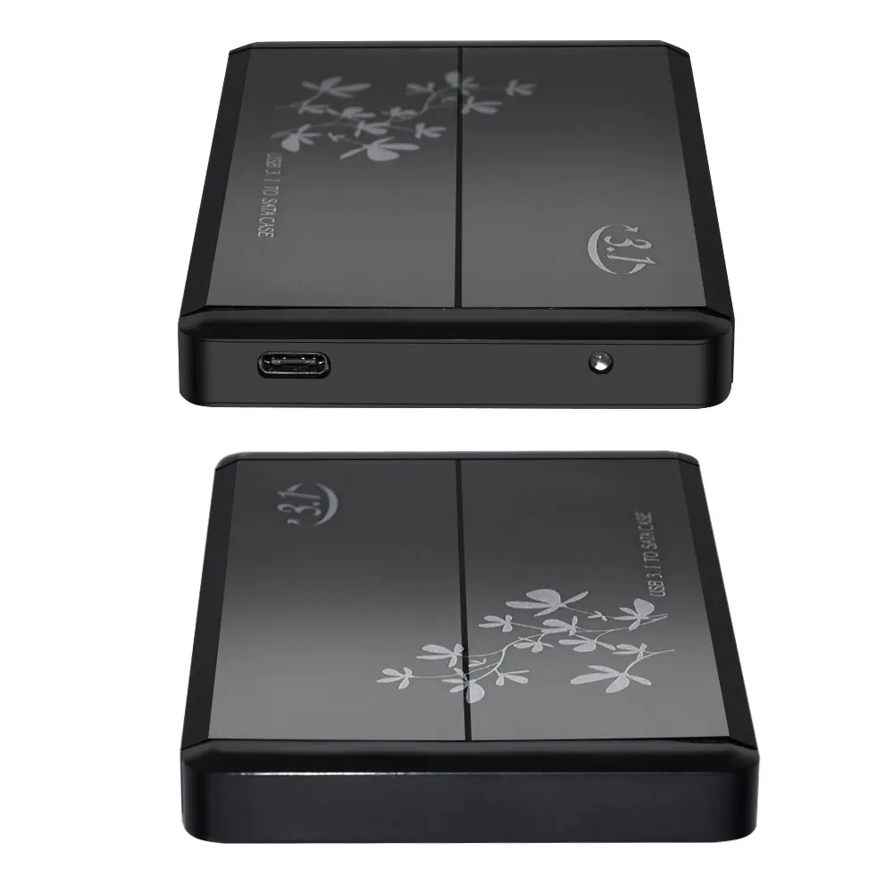 Алюминиевый сплав 2. 5 дюймов Тип C SATA HDD внешний корпус Чехол Коробка для Latop MacBook до 5 Гбит/с