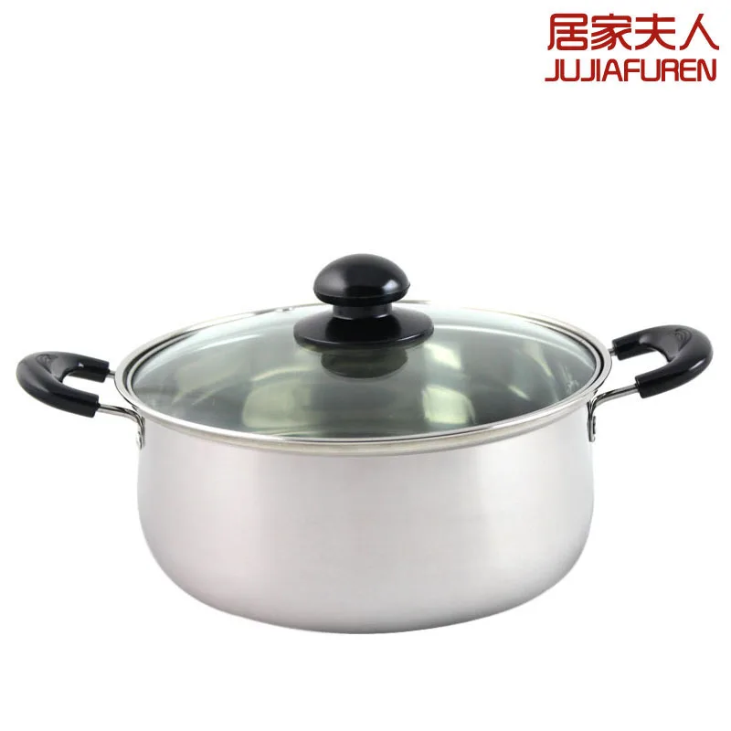 At home tools single stainless steel soup pot general buzhanguo hot pot