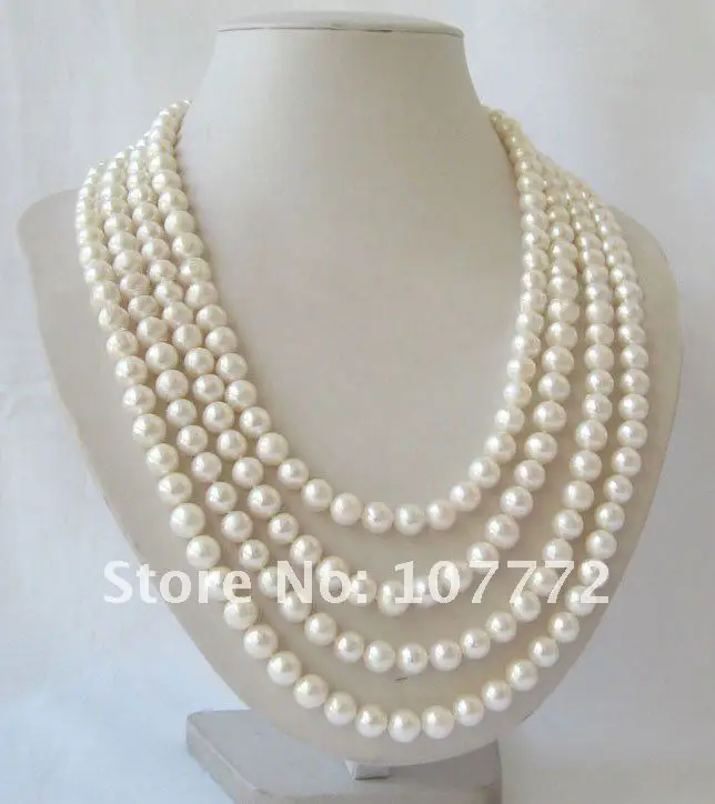 

100inch 4 strands Freshwater Pearl Necklace