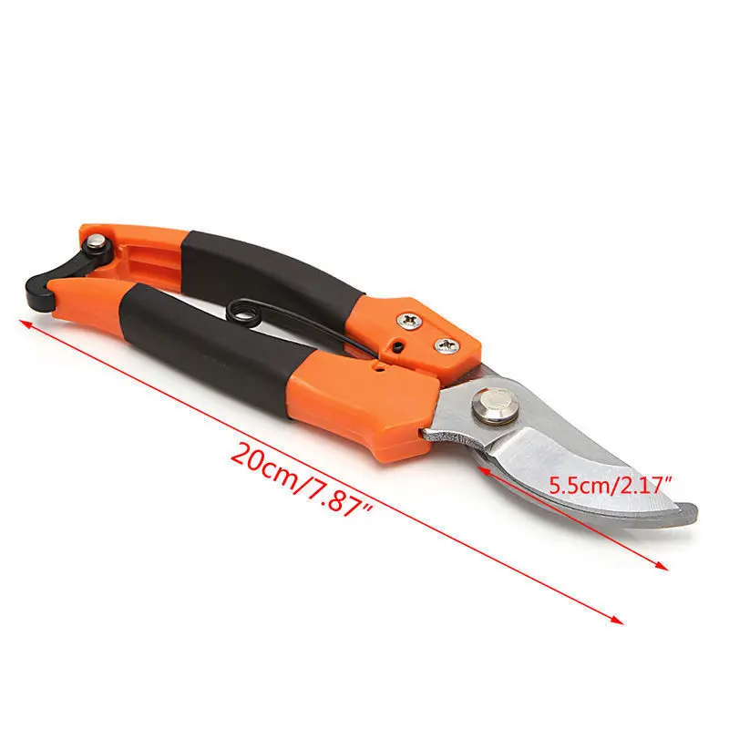 DWZ NEW 8" Garden Hand Pruner Secateurs Pruning Shears Cutter Scissors Plants Bush Tool