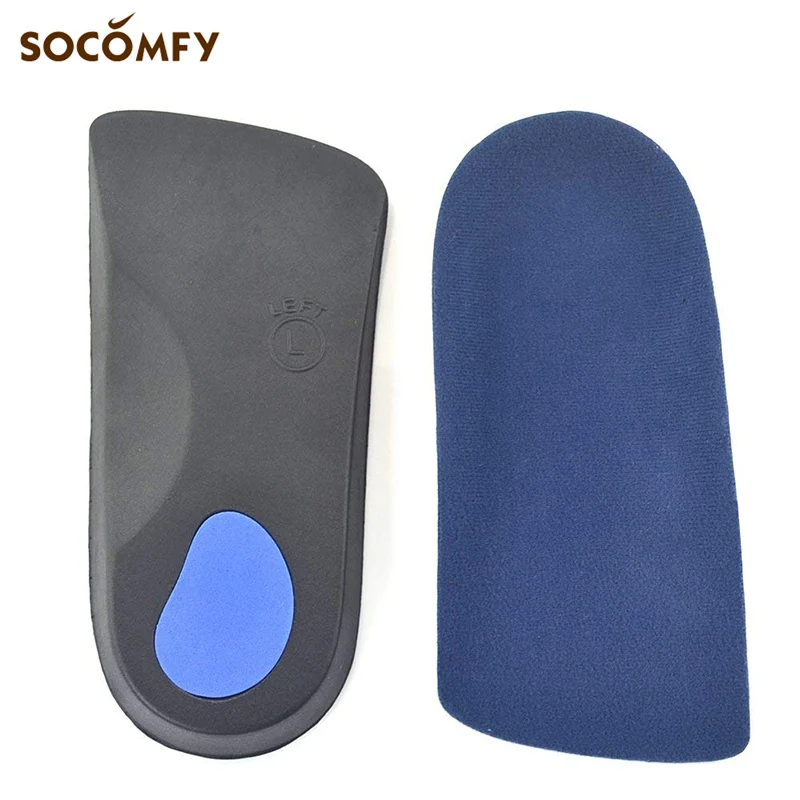 

SOCOMF EVA 3/4 Length Orthotics Insoles Orthotic Flat Feet Arch Support Health Care Insole For Arthritis And Sensitive Heel Pad
