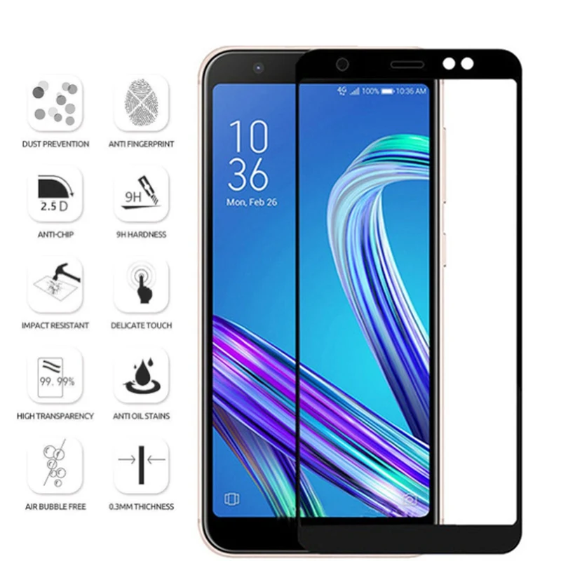 

Screen Protector Glass For Asus Zenfone Max Pro M1 ZB602KL ZB555KL M2 ZB631KL ZB633KL 4 ZC520KL ZC554KL ZE554KL ZE620KL ZC600KL