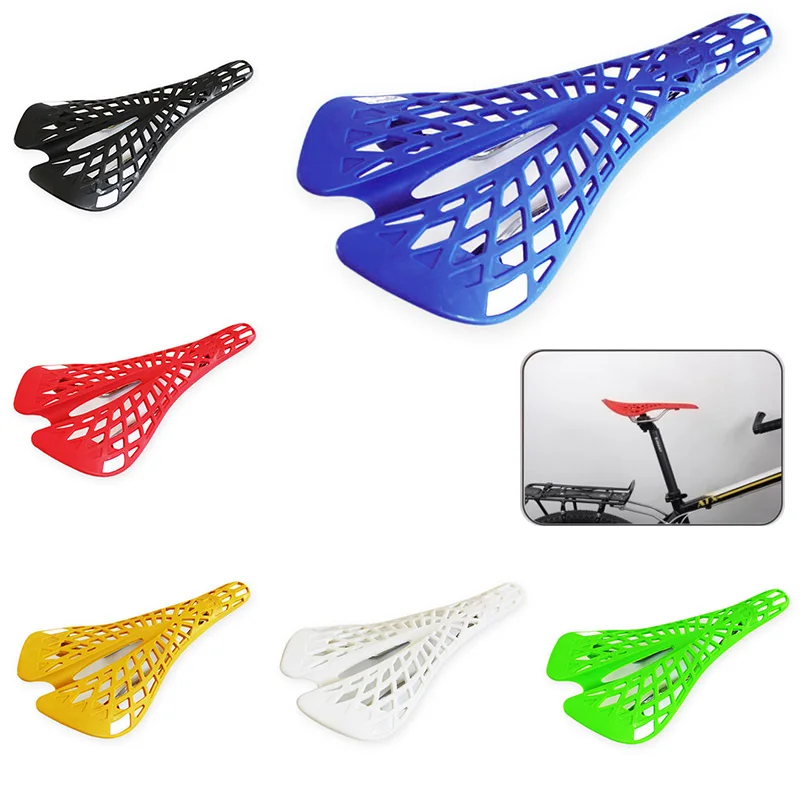 

High Quality Super Light Plastic Bicycle Saddle Mountain MTB Bike V Shape Saddle Seat PVC Anti Shock Cushion NCM99