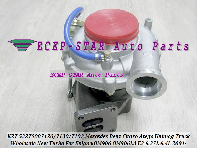 K27 53279887120 53279887130 53279887192 53279707130 53279707192 Turbo For Mercede Benz Atego Unimog Truck OM906 OM906LA E3 6.4L (5)