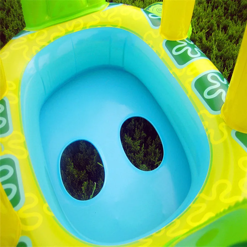 Бассейн воды игрушки детские плавательный круг плавающие пластины воды игрушки плавает новый зонтик для малышей поплавок сиденье