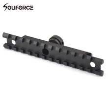 Высокое качество Алюминий M4/M16 Пикатинни рельсовый прицел базы 12 слотов Охота 20 мм Пикатинни Уивер крепление рельсового прицела Base