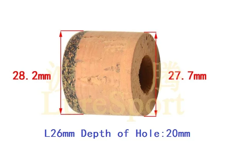 LureSport пробковая рукоятка, пробковая попа, алюминиевое кольцо, набор стержней, строительный компонент, пробковая рукоятка, ремонтная удочка, аксессуары DIY