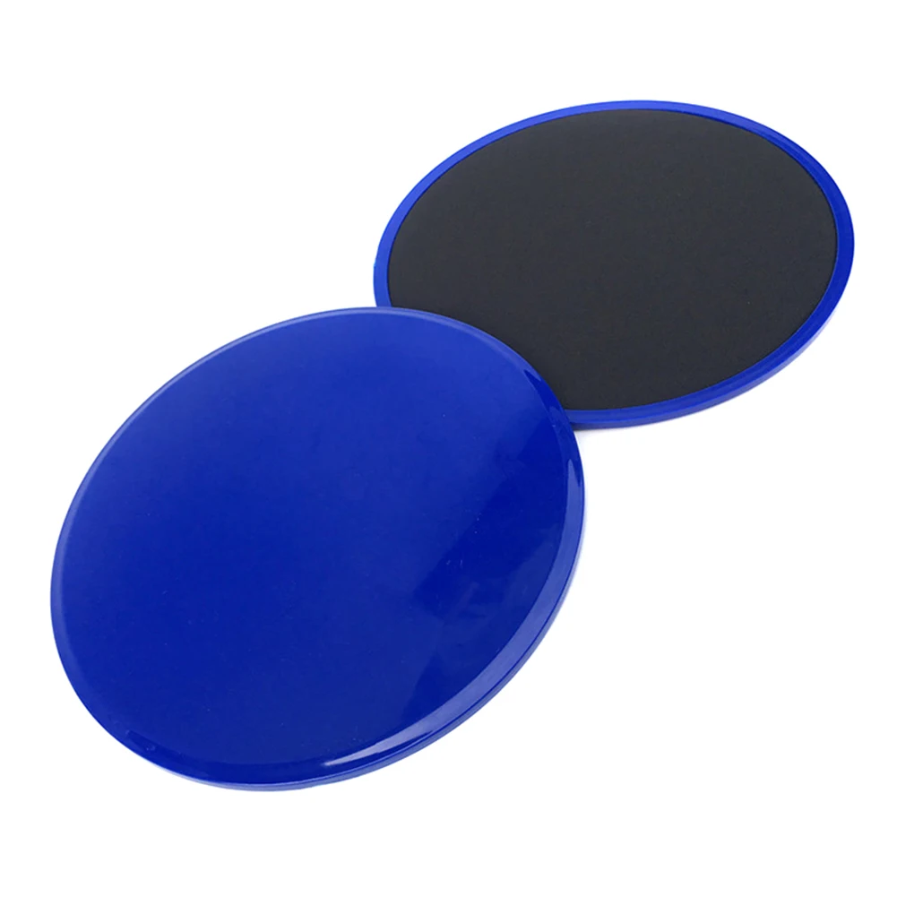 2 шт. ядро скользящие диски слайдер фитнес диск Упражнение подвижная пластина для йоги Тренажерный зал брюшной тренировки FH99 - Цвет: Синий