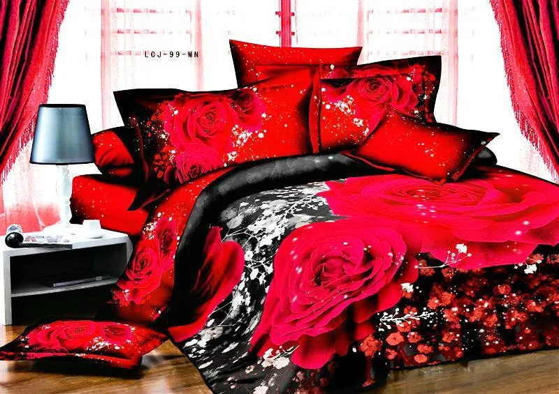 Лучший. WENSD горячая полоса 3d розовый цветок постельные принадлежности и постельное белье набор домашнего текстиля включает постельное белье пододеяльник наборы наволочки постельное белье