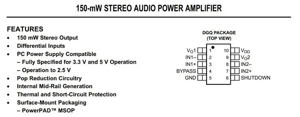 1 шт. Плата усилителя дифференциально-сбалансированная TPA6112 и SGM4812 HIFI Amp Module150Mw 3,3-5 В