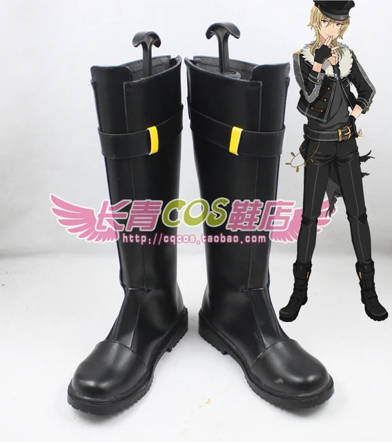 Ensemble Stars Undead hakaze kaoru Cosplay Shoes Boots Custom Made Ensemble Stars Undead hakaze kaoru Cosplay Shoes Boots Custom Made