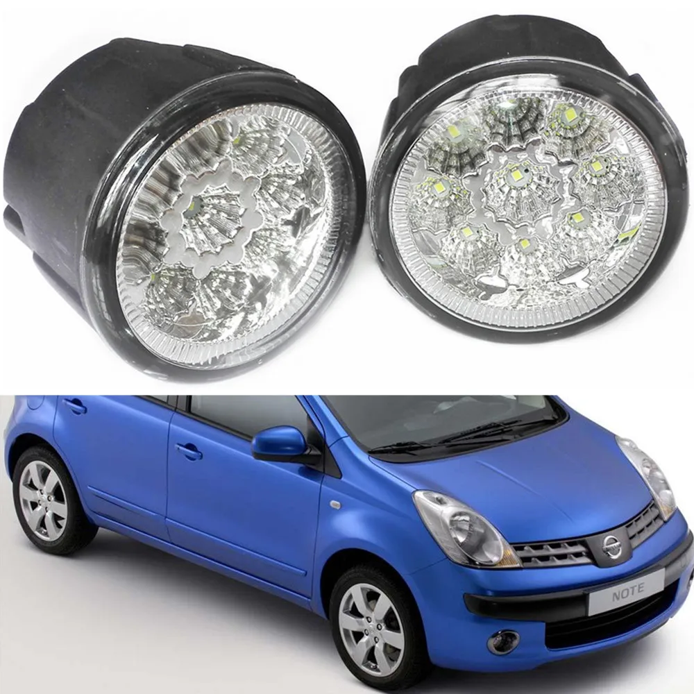 Car styling LED Fog LAMP Lamps For NISSAN Note E11 MPV 2006 2015 LIGHTS ...