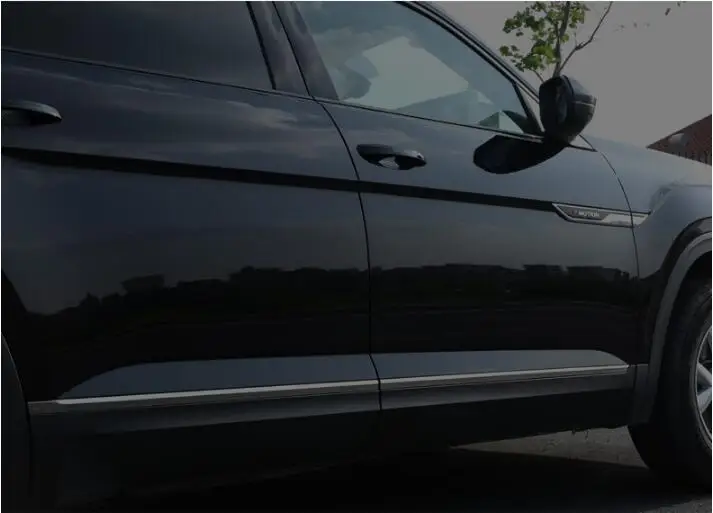 Автомобильный боковой двери кузова протектор рельефная Накладка для отделки для 17 18 для тvolkswagen VW Atlas по EMS