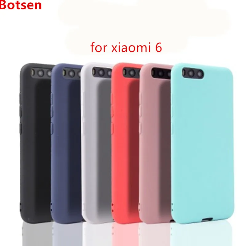 

for Xiaomi mi6 tpu case silicone cover Soft tpu case for Xiaomi mi6 coque funda capa red on black blue mobile phone bags