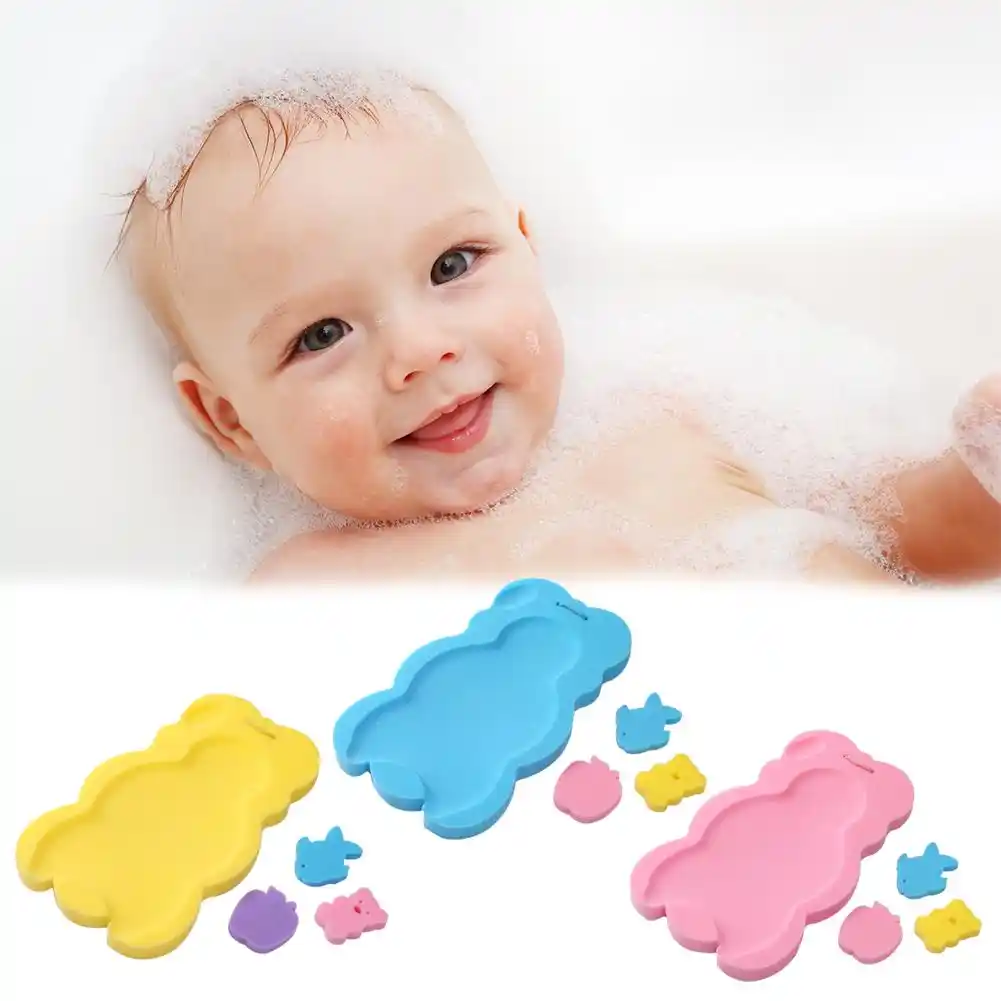 baby bath sponge mat