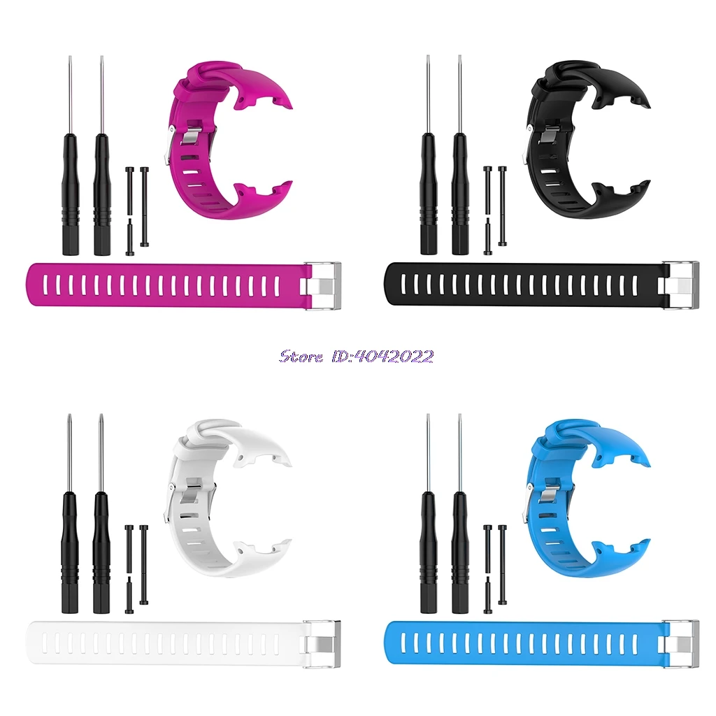 

Silicone Replacement Wrist Band Strap For Suunto D4D4i NOVO Watch Wristbands