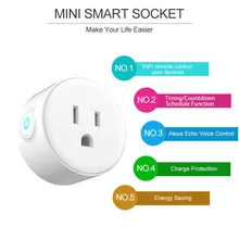 Smart США Plug поддержкой Wi-Fi мини-разъем Smart Управление Ваш Электрический дэвов умная розетка Управление Ваш Электрический дэвов m.16