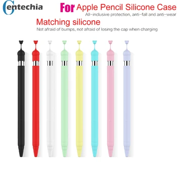 

Soft Silicone for Apple Pencil 1 Case for IPad Pencil Tip Cover Holder Tablet Touch Pen Full Protective Sleeve Case Pouch Bags