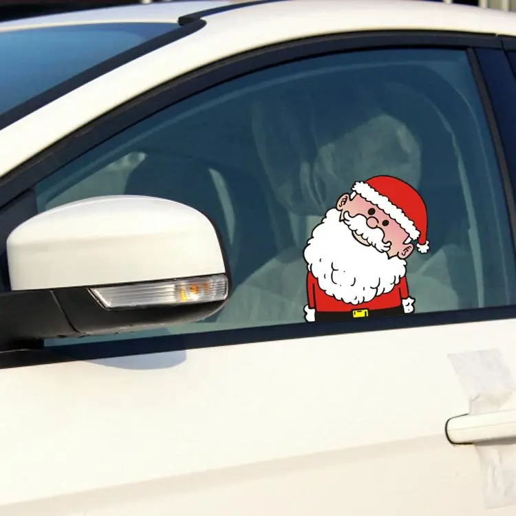 

Car Sticker The Crooked Neck Father Christmas Sticker Funny Styling Car Decal Christmas Sticker