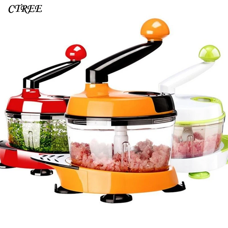 

CTREE Multifunction Meat tool Manual Chopping Vegetables With Handoperated Home Kitchen Large Knife Vegetables Meat Grinder C601