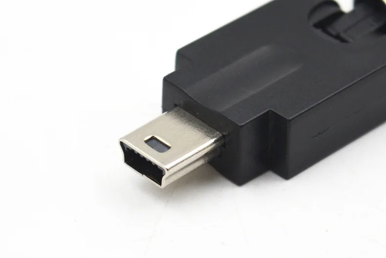 Мини-usb Мужской к USB Женский Конвертер Разъем передачи данных синхронизации OTG адаптер для автомобиля AUX MP3 MP4 планшеты телефоны u-диск