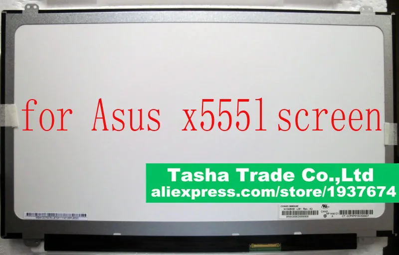 

15.6" WXGA 1366*768 HD Matte LVDS 40pin For Asus X555L X555 Screen LCD LED Display N156BGE-L41